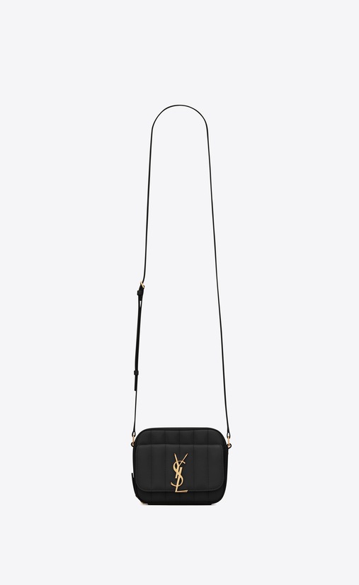 Vicky toy camera bag in quilted lambskin